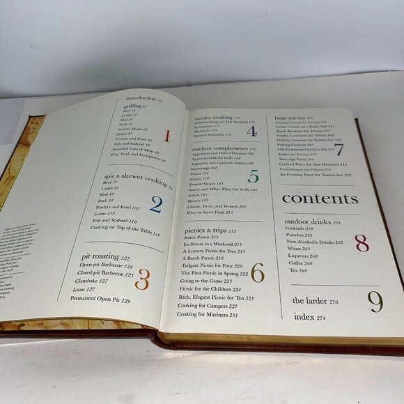 SIGNED James Beard's Treasury of Outdoor Cooking (1960) Leather Binding Beard - Picture 13 of 13